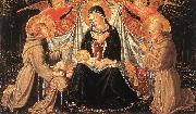 Madonna and Child with Sts Francis and Bernardine, and Fra Jacopo dfg GOZZOLI, Benozzo